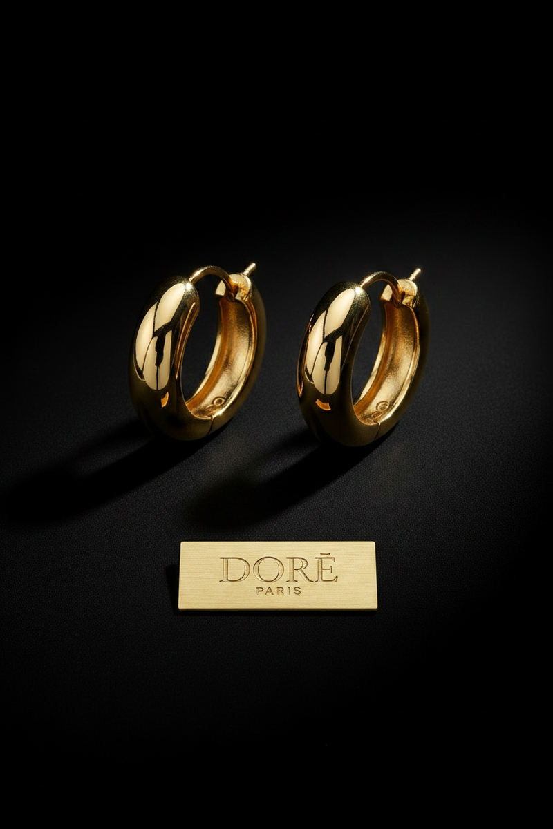 Boucles d'Oreilles Acier Inoxydable | DORē Paris