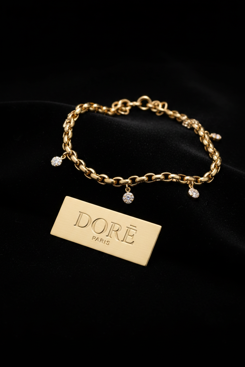 Bracelet de Cheville Acier Inoxydable | DORē Paris